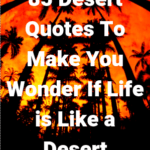 Desert quotes to make you wonder if life is like a desert #desertquotes #desertflowerquotes #lifeislikeadesert