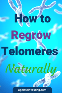 Photo of telomeres on a blue background. How to Regrow Telomeres Naturally 