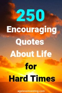 A beautiful sunset over the water, "Encouraging quotes about life for hard times"