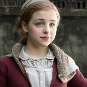 An image of Liesel from The Book Thief