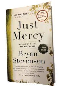 A picture of the "Just Mercy" book cover.