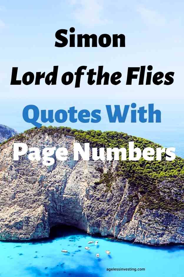 A picture of Zakynthos island in Greece, with the text overlay:"Simon Lord of the Flies Quotes With Page Numbers"